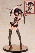 Date A Live II PVC Statue 1/7 Tokisaki Kurumi Lingerie Black Color AmiAmi Version 24 cm