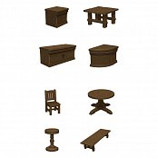 D&D Icons of the Realms pre-painted Miniatures The Yawning Portal Inn - Bars & Tables