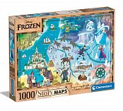 Disney Story Maps Jigsaw Puzzle Frozen (1000 pieces)