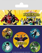 My Hero Academia Pin Badges 5-Pack Characters