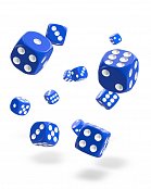 Oakie Doakie Dice D6 Dice 12 mm Solid - Blue (36)