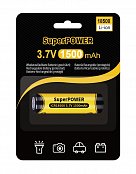 SuperPOWER 18500 lithium-ion reachargable batterie 1500 mAh -3,7 V (protected)