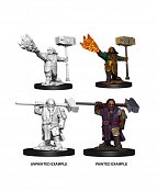 D&D Nolzur\'s Marvelous Miniatures Unpainted Miniatures Male Dwarf Cleric Case (6)