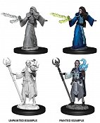 D&D Nolzur\'s Marvelous Miniatures Unpainted Miniatures Male Elf Wizard Case (6)