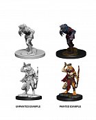 D&D Nolzur\'s Marvelous Miniatures Unpainted Miniatures Wererat & Weretiger Case (6)