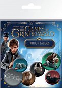 Fantastic Beasts 2 Pin Badges 6-Pack Nifflers