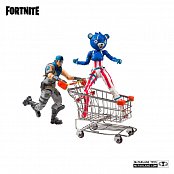 Fortnite Action Figures Shopping Cart Pack War Paint & Fireworks Team Leader 18 cm