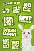 Llama Poster Pack Quotes 61 x 91 cm (5)