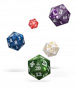 Oakie Doakie Dice D20 Spindown Dice Set Marble (5)