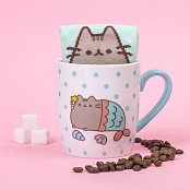 Pusheen Sock in a Mug Mermaid