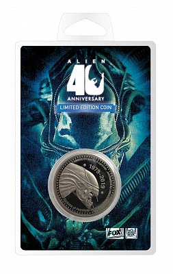 Alien Collectable Coin 40th Anniversary Silver Edition
