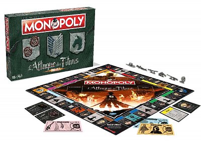 Attack on Titan Board Game Monopoly *French Version*