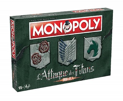 Attack on Titan Board Game Monopoly *French Version*