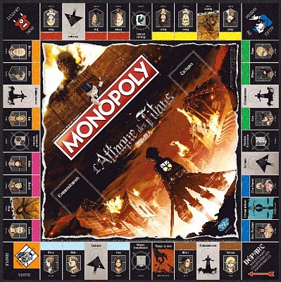 Attack on Titan Board Game Monopoly *French Version*