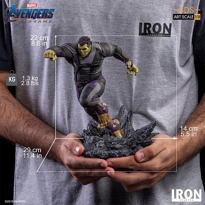 Avengers: Endgame BDS Art Scale Statue 1/10 Hulk 22 cm --- DAMAGED PACKAGING