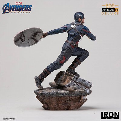 Avengers: Endgame Deluxe BDS Art Scale Statue 1/10 Captain America 21 cm