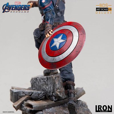 Avengers: Endgame Deluxe BDS Art Scale Statue 1/10 Captain America 21 cm