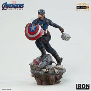 Avengers: Endgame Deluxe BDS Art Scale Statue 1/10 Captain America 21 cm --- DAMAGED PACKAGING