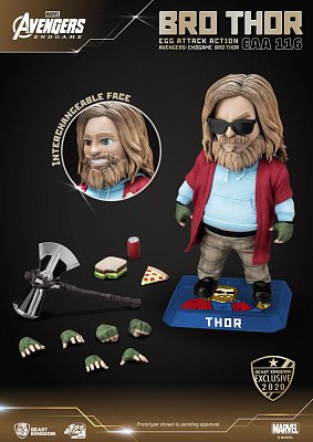 Avengers: Endgame Egg Attack Action Figure Bro Thor Beast Kingdom Exclusive 17 cm