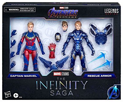 Avengers: Endgame Marvel Legends Action Figure 2021 Captain Marvel & Rescue Armor 15 cm