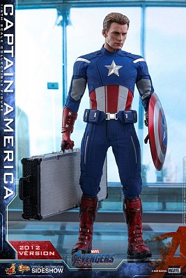 Avengers: Endgame Movie Masterpiece Action Figure 1/6 Captain America (2012 Version) 30 cm - Damaged packaging