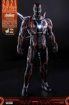 Avengers: Infinity War Action Figure 1/6 Iron Man Neon Tech 4.0 2021 Toy Fair Exclusive 32 cm