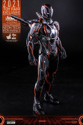 Avengers: Infinity War Action Figure 1/6 Iron Man Neon Tech 4.0 2021 Toy Fair Exclusive 32 cm