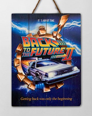 Back to the Future 2 WoodArts 3D Wooden Wall Art It\'s about time 30 x 40 cm