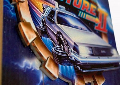 Back to the Future 2 WoodArts 3D Wooden Wall Art It\'s about time 30 x 40 cm