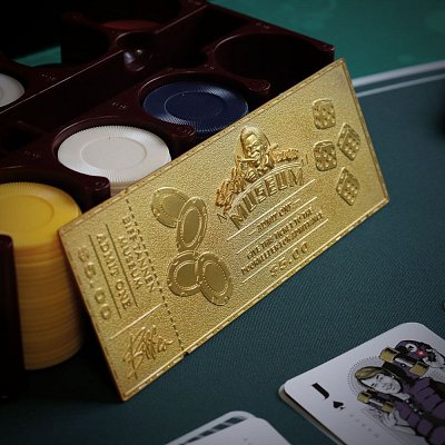 Back To The Future Replica Gyrosphere Collectible Ticket (gold plated)