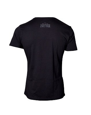 Black Panther Movie T-Shirt Black on Black Face