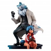 BNA: Brand New Animal PVC Statue Michiru Kagemori & Shirou Ogami 25 cm
