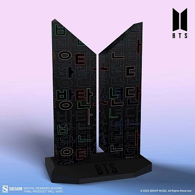 BTS Statue Premium BTS Logo: Hangeul Edition 18 cm