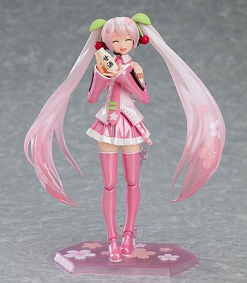 Character Vocal Series 01: Hatsune Miku Figma Action Figure Sakura Miku 14 cm