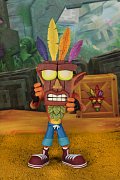 Crash Bandicoot Ultra Deluxe Action Figure Crash with Aku Aku Mask 14 cm