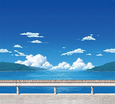 Custom Stage for Nendoroid and Figma Figures Seaside & Japanese Garden