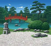Custom Stage for Nendoroid and Figma Figures Seaside & Japanese Garden