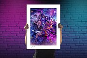 DC Comics Art Print Birds of Prey by John Keaveney 46 x 61 cm - unframed