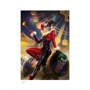 DC Comics Art Print Harley Quinn & The Joker #37 46 x 61 cm - unframed