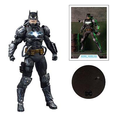 DC Multiverse Action Figure Batman Hazmat Suit Gold Label Light Up Batman Symbol 18 cm