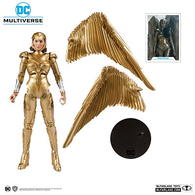 DC Multiverse Action Figure Wonder Woman 1984 Golden Armor 18 cm