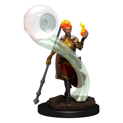 D&D Icons of the Realms Premium Miniature pre-painted Fire Genasi Wizard Female Case (6)