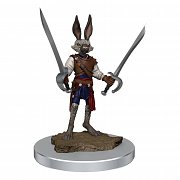 D&D Nolzur\'s Marvelous Miniatures Unpainted Miniatures 2-Packs Harengon Rogues Case (4)