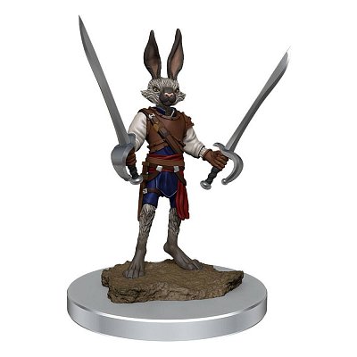 D&D Nolzur\'s Marvelous Miniatures Unpainted Miniatures 2-Packs Harengon Rogues Case (4)