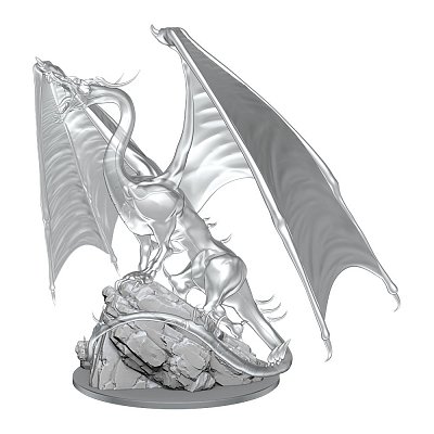 D&D Nolzur\'s Marvelous Miniatures Unpainted Miniatures Young Emerald Dragon Case (2)