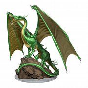 D&D Nolzur\'s Marvelous Miniatures Unpainted Miniatures Young Emerald Dragon Case (2)