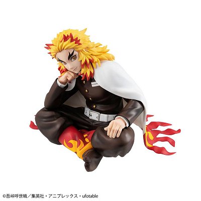 Demon Slayer Kimetsu no Yaiba G.E.M. PVC Statue Rengoku Palm Size Edition Deluxe 9 cm