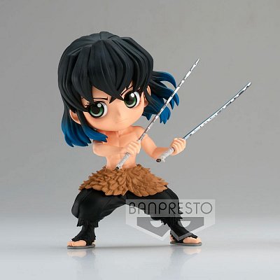 Demon Slayer Kimetsu no Yaiba Q Posket Mini Figure Inosuke Hashibira II Ver. A 13 cm