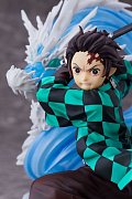 Demon Slayer: Kimetsu no Yaiba Statue Tanjiro Kamado Constant Flux 19 cm --- DAMAGED PACKAGING