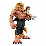 Digimon Tamers G.E.M. Series PVC Statue Leomon & Kato Jyuri 19 cm